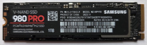 Ssd 1tb samsung - samsung, nvme