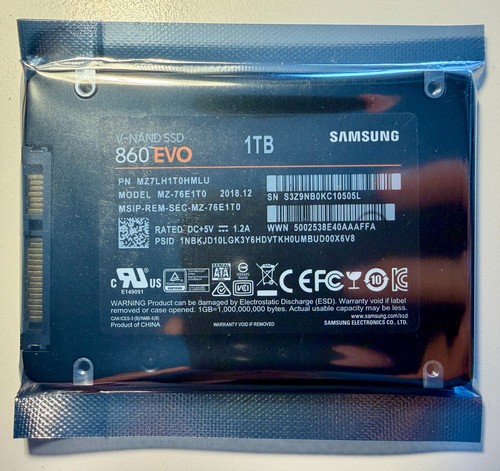 Ssd 1tb samsung 860 - ssd, evo