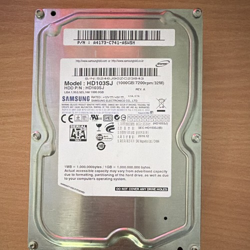 Samsung hd103sj 1tb hdd - samsung,