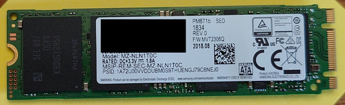 Samsung pm871b 1tb - samsung,