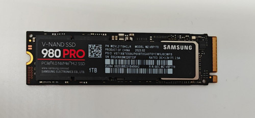 Samsung 980 pro 1tb - pro, nvme