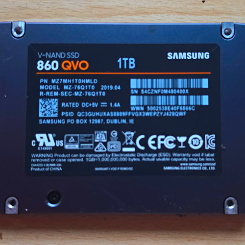 Samsung 860 qvo 1tb sata - samsung,