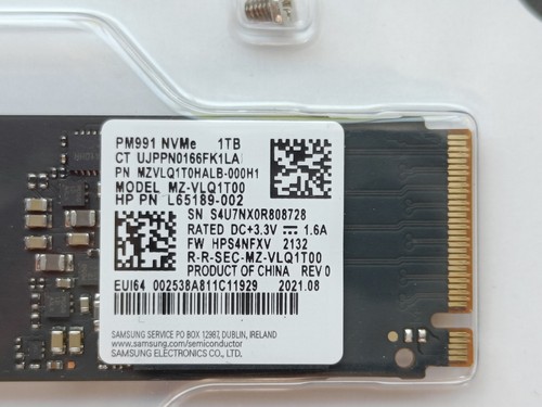 Samsung pm991 1tb - ⭐⭐⭐,
