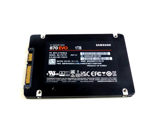 Samsung 870 evo 1tb ssd - samsung,