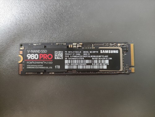 Samsung 980 pro m2 - 1,