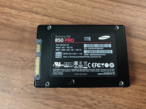 Samsung 850 pro 1tb - 1tb, 2.5"