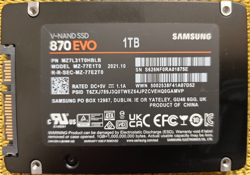 Samsung 870 evo ssd - 870,