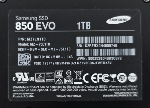 Samsung ssd 850 - ssd, 1tb