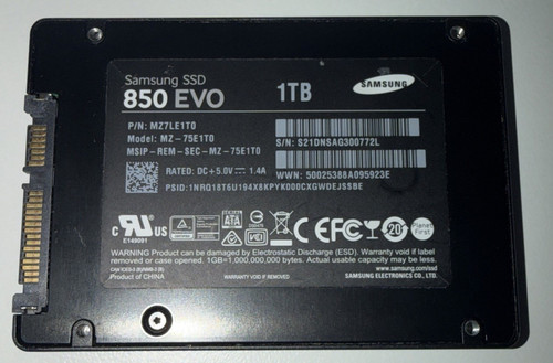 Samsung ssd 850 evo - ssd,